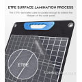 Pannello solare pieghevole IP65 impermeabile per cellulare per laptop